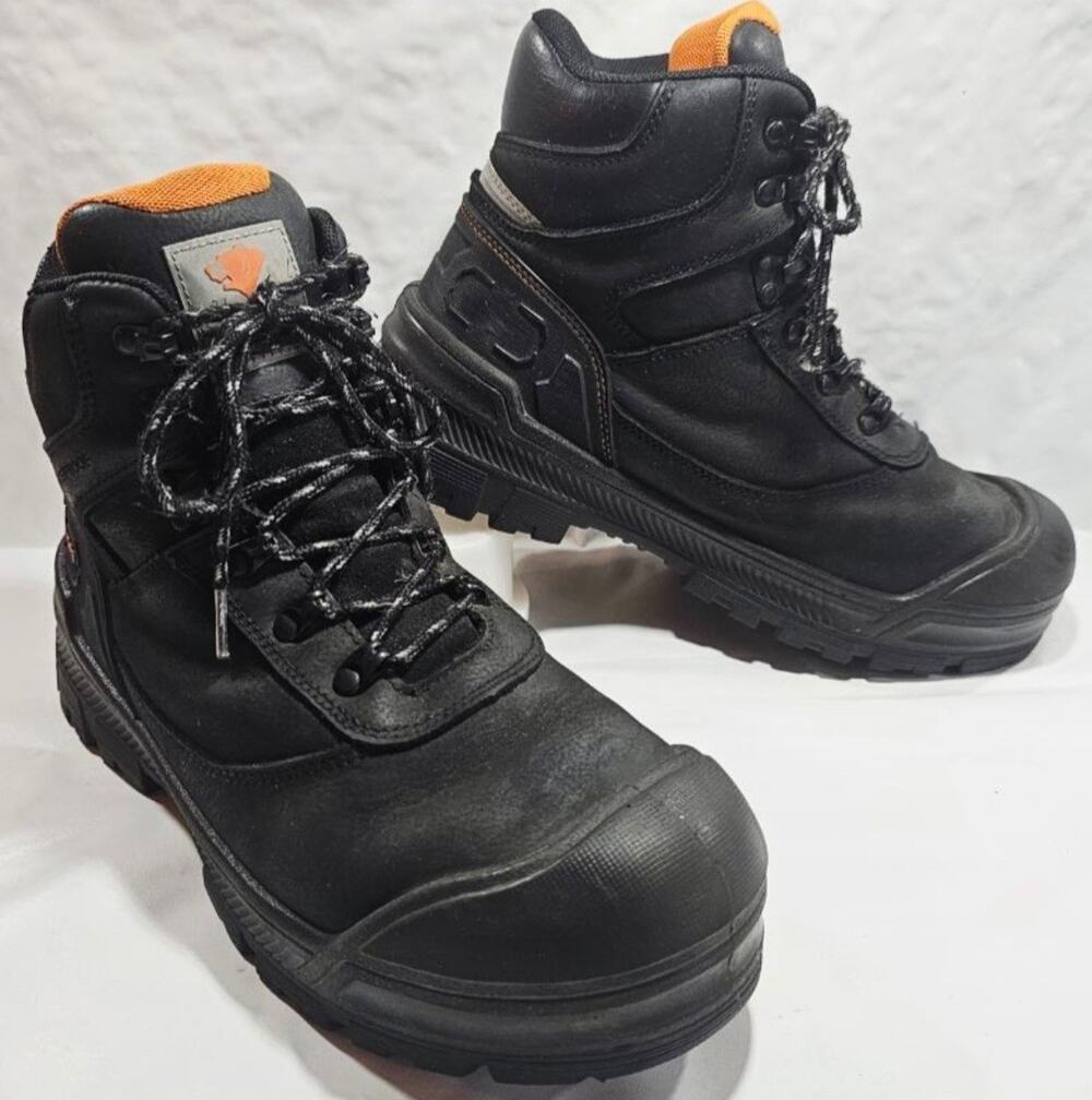 Herman Survivors Professional Series Men's Steel Toe Work BootsSize 9 EUC